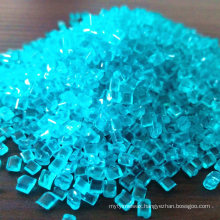 Plastic Blue Transparent Masterbatches Pellets for Injection Molding, Extrusion, Blown Molding